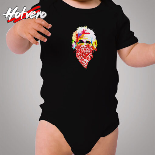 Albert Einstein Bandana Cozy Baby Onesies