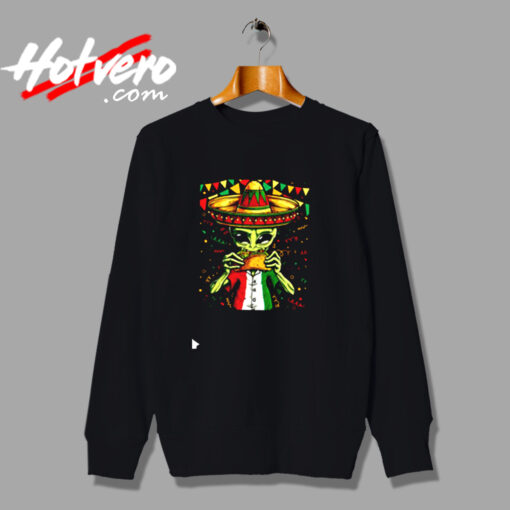 Alien Eating Taco Urban Sweatshirt