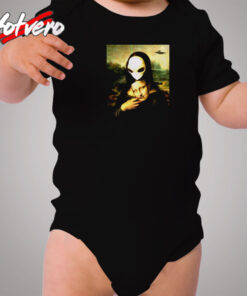 Alien Monalisa Cozy Baby Onesies