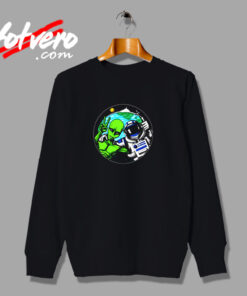 Alien Peace Sign Urban Sweatshirt