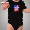 American Flag I’m A Trump Girl Cozy Baby Onesies