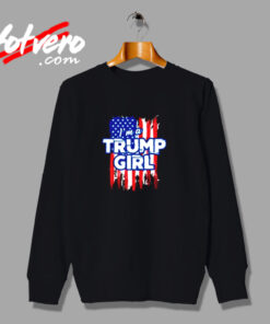 American Flag I’m A Trump Girl Urban Sweatshirt