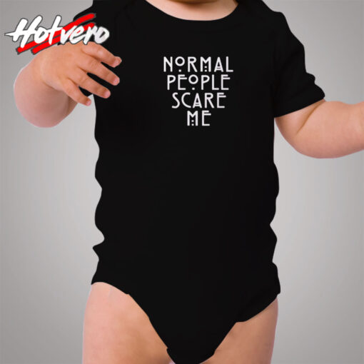 American Horror Story Normal People Scare Me Cozy Baby Onesies