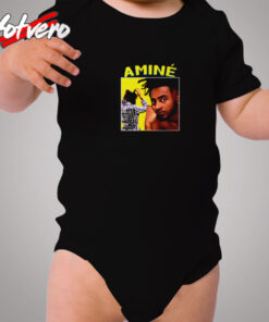 Amine Vintage 90s Homage Retro Rapper Cozy Baby Onesies