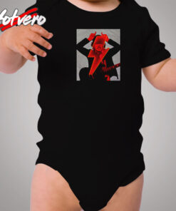 Angus Finger Horns Power Up Official Cozy Baby Onesies