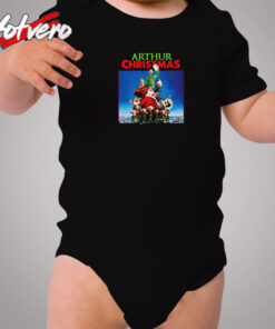 Arthur Christmas Movie Xmas Vintage Cozy Baby Onesies