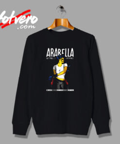 Artic Monkeys Alex Turner Pin Up Girl Urban Sweatshirt