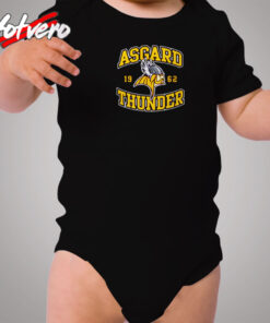 Asgard Gods Football Team Logo Cozy Baby Onesies