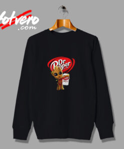 Baby Groot Dr Pepper Guardians Galaxy Urban Sweatshirt