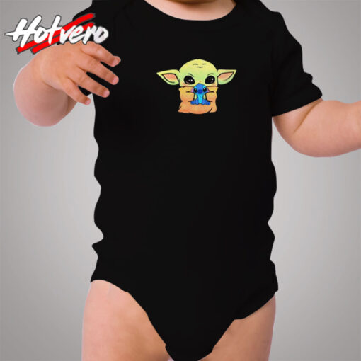 Baby Yoda Hug Stitch Cozy Baby Onesies