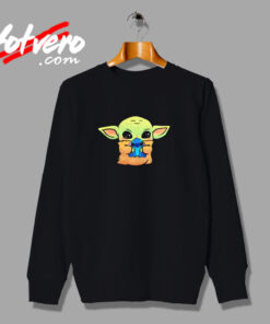 Baby Yoda Hug Stitch Urban Sweatshirt