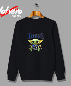 Baby Yoda Hug Tennessee Titans Urban Sweatshirt