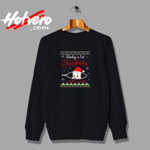 Baby’s 1st Christmas On The Inside Urban Sweatshirt