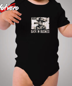 Back In Business Medieval Plague Doctor Cozy Baby Onesies