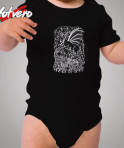 Baphometh Sabbatic Goat The Devil Cozy Baby Onesies