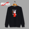 Baseball Bat Piggy Character Urban Sweatshirt