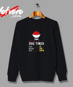 Bbq Timer Barbecue Urban Sweatshirt