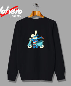 Be All You Can Be Bunny Rides In To Save The Day Urban Sweatshirt