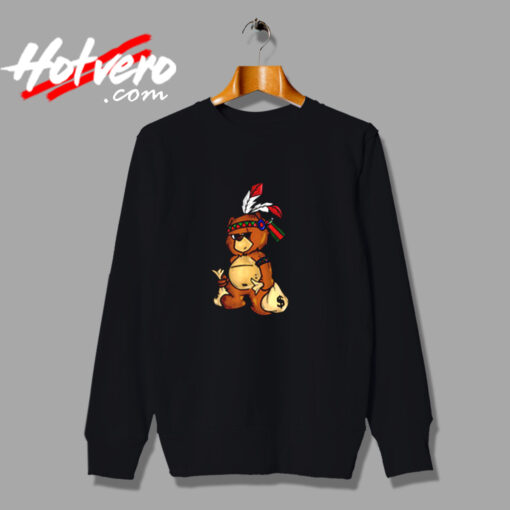 Bear Hustle Money Rap Boys Christmas Urban Sweatshirt