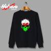 Beautiful Dripping Gothic Skull Urban Sweatshirt