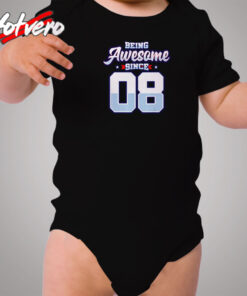 Being Awesome Since 2008 Cozy Baby Onesies