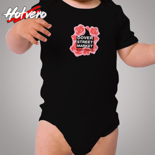 Bianca Chandon Dover Street Rose Flowers Cozy Baby Onesies