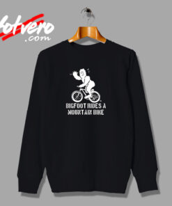 Bigfoot Rides A Mountain Bike Urban Sweatshirt