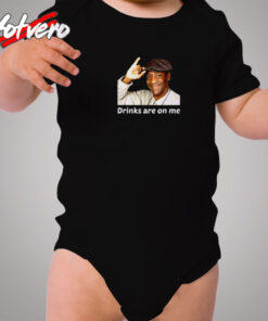 Bill Cosby Drinks Are On Me Funny Cozy Baby Onesies