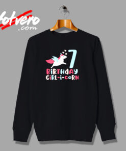 Birthday Girl I Corn Unicorn Urban Sweatshirt