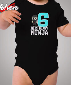 Birthday Ninja Cozy Baby Onesies