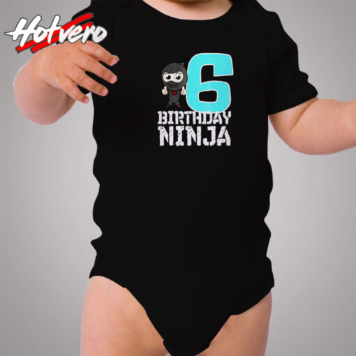 Birthday Ninja Cozy Baby Onesies