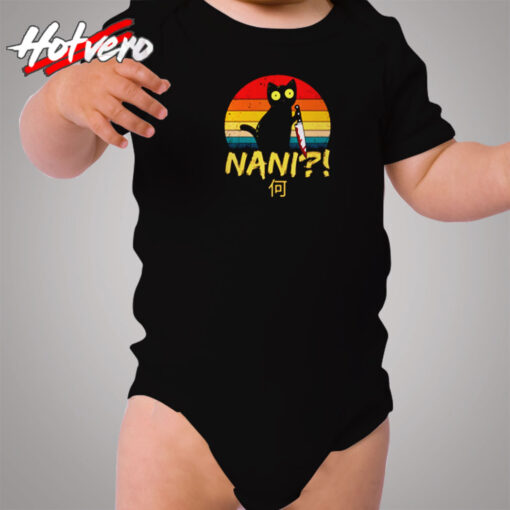 Black Cat Nani Cozy Baby Onesies