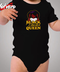 Black Educated Queen Cozy Baby Onesies