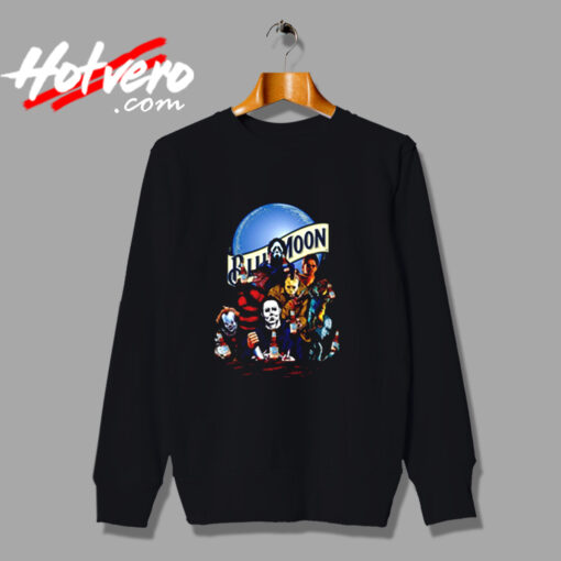 Blue Moon Beer Parody Killers Horror Halloween Urban Sweatshirt