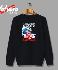 Blue Wave Trump Surfing Election Urban Sweatshirt