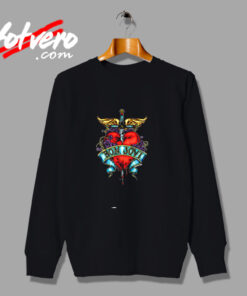 Bon Jovi Heart Dagger Logo Urban Sweatshirt