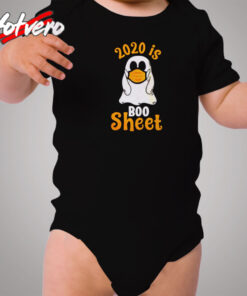 Boo Sheet Ghost Cozy Baby Onesies