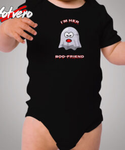 Boyfriend Ghost Halloween Cozy Baby Onesies