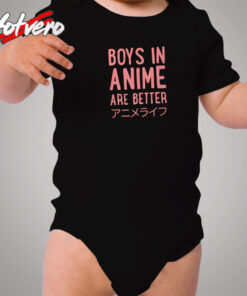 Boys In Anime Are Better Cozy Baby Onesies