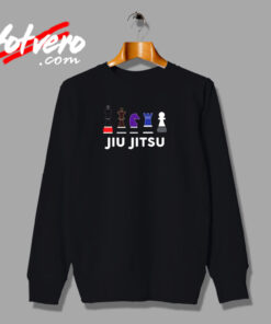 Brazilian Jiu Jitsu Chess Pieces Bjj Urban Sweatshirt