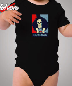 Brook Soul King Anime Musician Cozy Baby Onesies