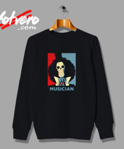 Brook Soul King Anime Musician Urban Sweatshirt