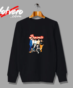 Bts Dynamite Group Retro Urban Sweatshirt