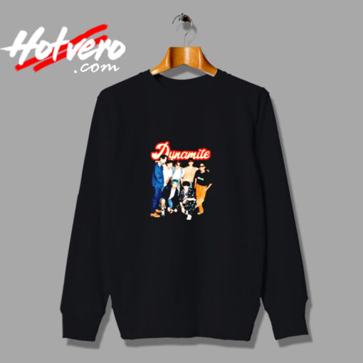 Bts Dynamite Group Retro Urban Sweatshirt