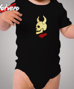 Buffy The Vampire Inspired Devil Skull Classic Cozy Baby Onesies