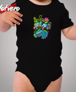 Bulbasaur Evolution Pokemon Cozy Baby Onesies