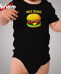 Burger Cozy Baby Onesies