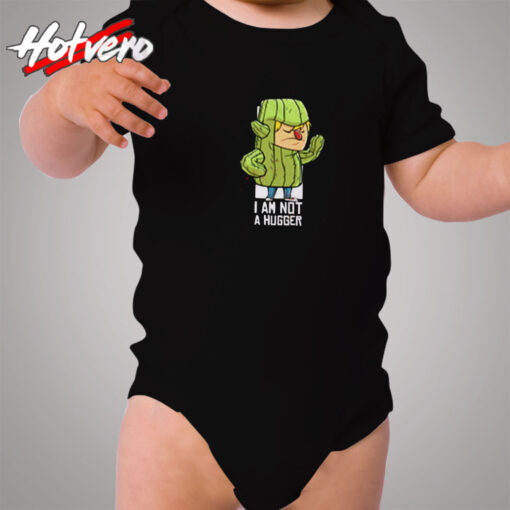 Cactus Hug Iam Not A Hugger Cozy Baby Onesies