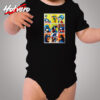 Captain America Through The Years Cozy Baby Onesies