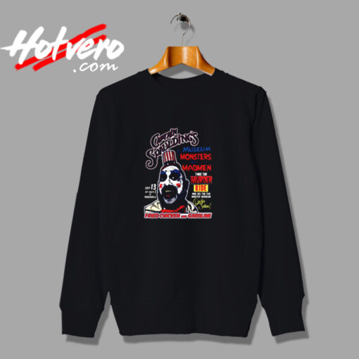 Captain Spaulding Poster Style Museum Monsters And Madman Urban Sweatshirt